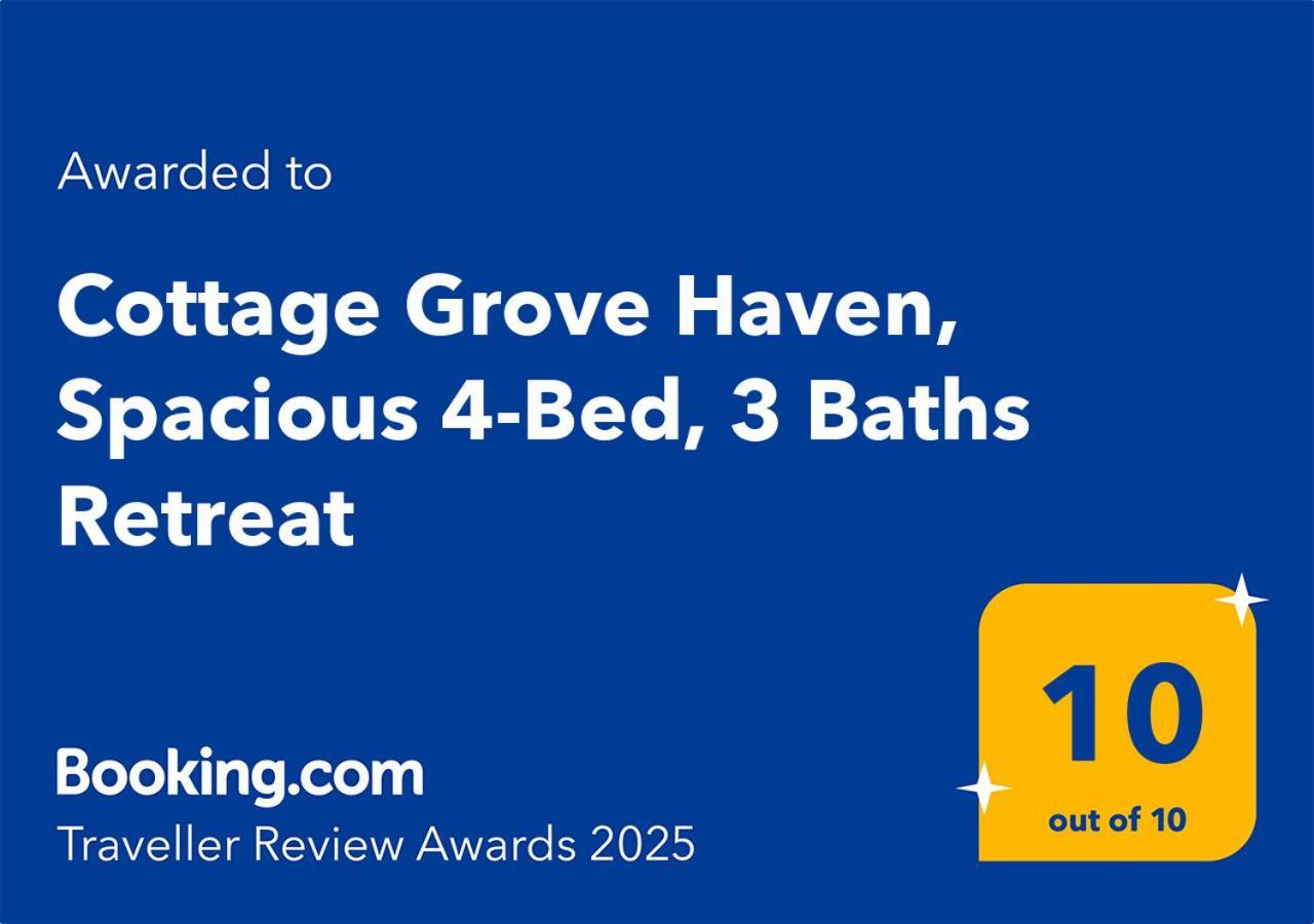 Cottage Grove Haven, Spacious 4-Bed, 3 Baths Retreat Экстерьер фото